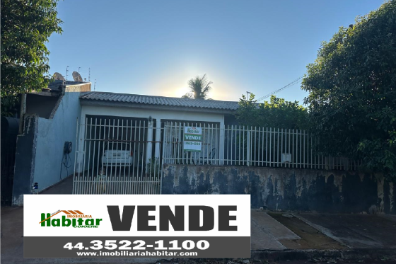 Casa à venda - 86.35m² - Jardim Universitário, Goioerê-PR
